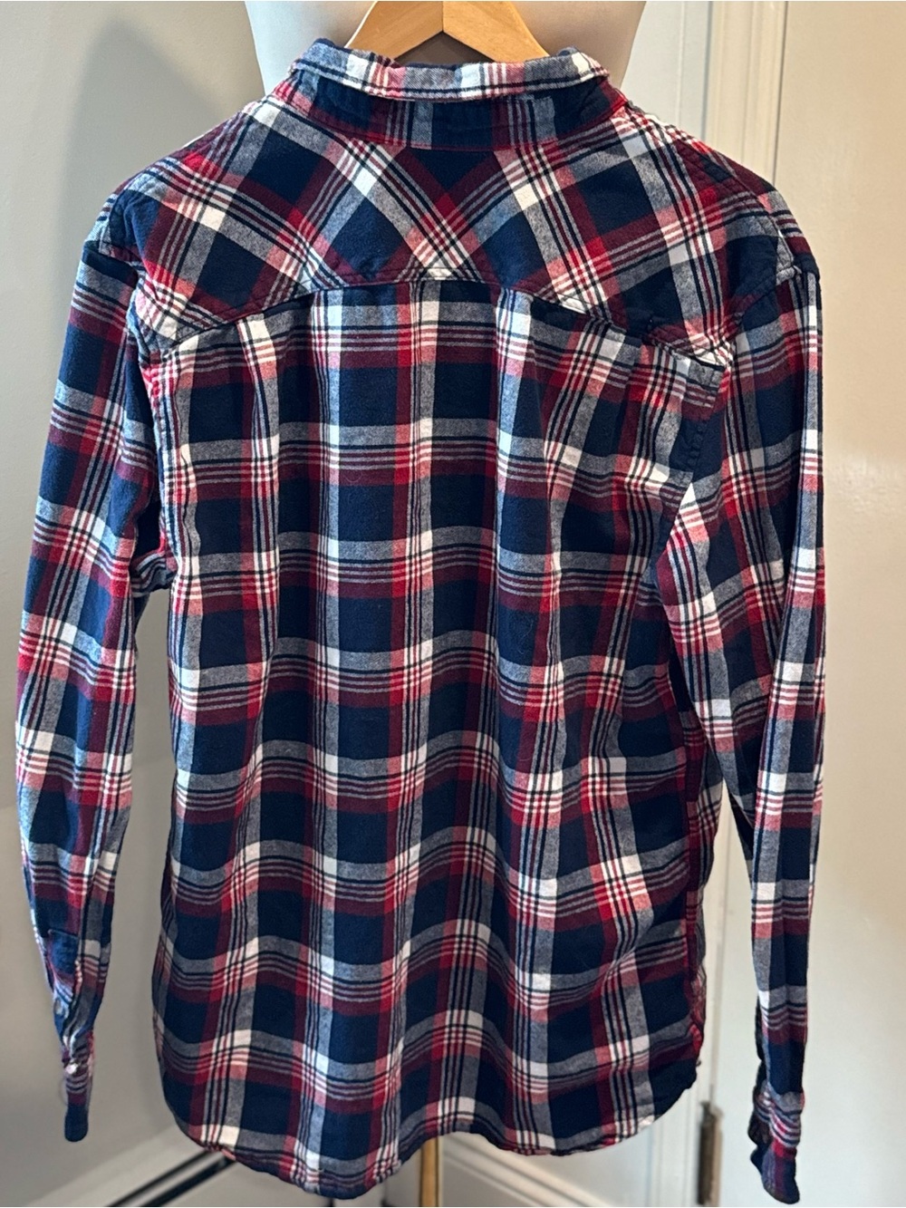 Boston Traders Men’s Plaid Flannel Shirt | Diagonal Pocket | Size Large - Picture 2 of 10